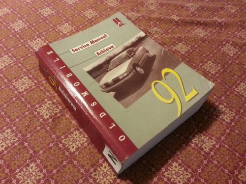 1992 oldsmobile achieva factory service manual
