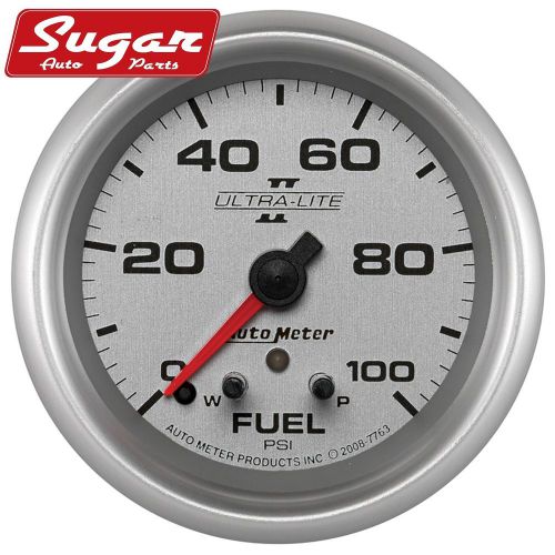 Autometer 7763 ultra-lite ii electric fuel pressure gauge