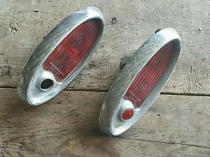 1953 DODGE TAIL LIGHT UNITS PAIR ORIGINAL 'DODAR, US $22.00, image 2