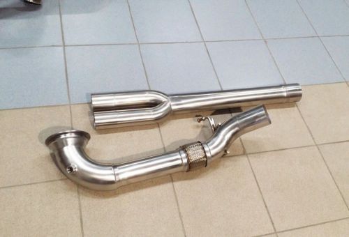 2.5l tfsi downpipe  audi rs3 catless 8v mk1 15 16 stainless steel ss