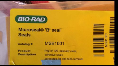 Biorad microseal &#039;b&#039; seal adhesive seals for pcr 100 pack