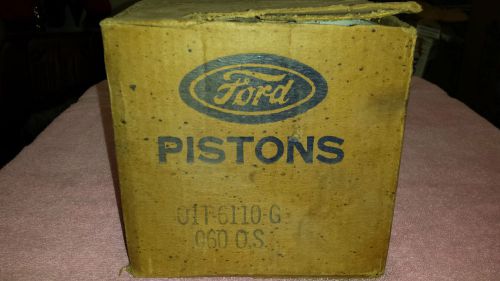 1935-42 ford flathead pistons. 01t-6110-g .060 os ((((nos))))