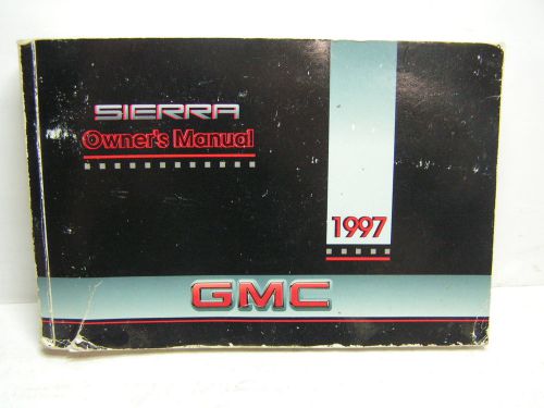 1997 gmc sierra owner&#039;s manual