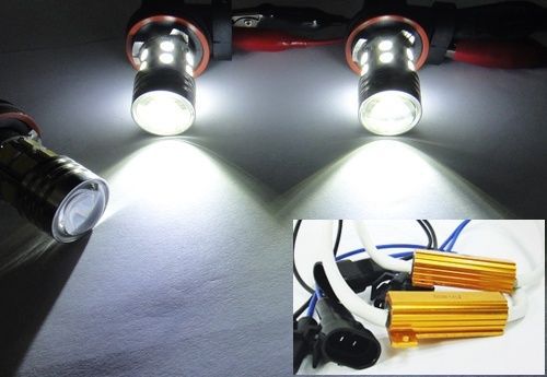 H11 h8 cree led projector fog daytime running light no error bmw mini volkswagen