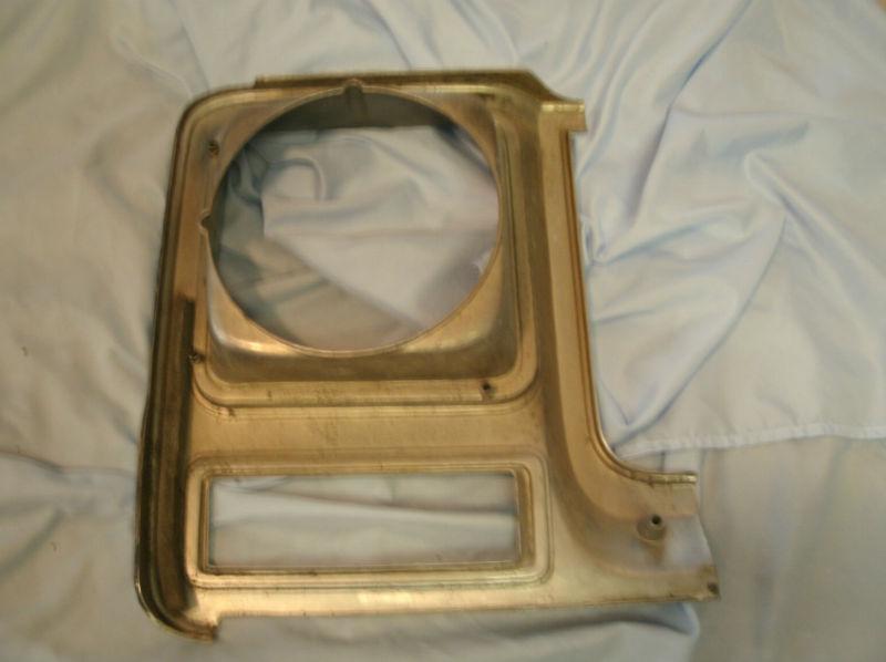 1979 CHEVY GMC TRUCK LH CHROME HEADLIGHT BEZEL TRIM 74 75 76 77 78 80 SILVERADO, US $9.99, image 3