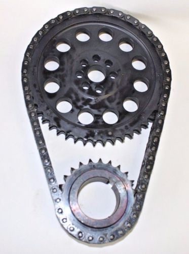 Oldsmobile billet double roller timing chain and gears