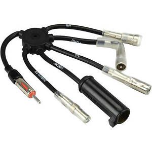 Scosche uaa1 6 in 1 car stereo universal antenna adapter domestic &amp; import model