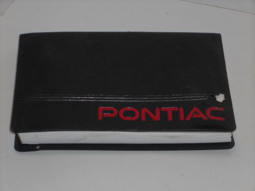 Pontiac 2006 grand prix owners manual