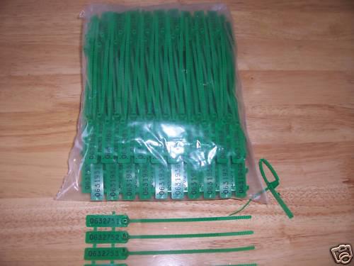 250 plastic trailer security seals / multipurpose seals