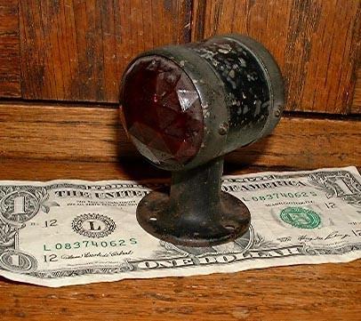 Vintage jeweled light w/switch~bike motorcycle~car~rat rod lite~boat bicycle