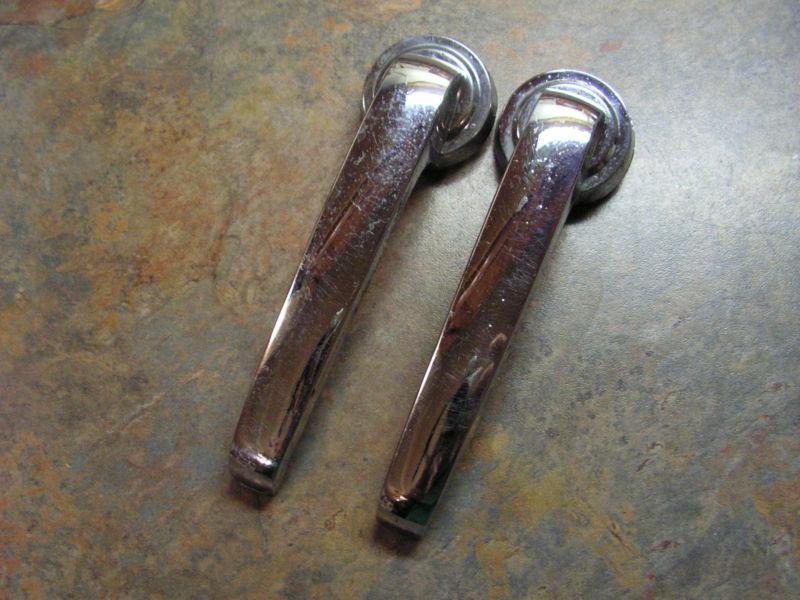 1966 ford f100 interior door handles set chrome