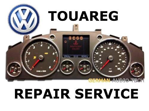 VOLKSWAGEN TOUAREG INSTRUMENT SPEEDOMETER CLUSTER 2007-2010 - REPAIR SERVICE FIX, US $249.95, image 3