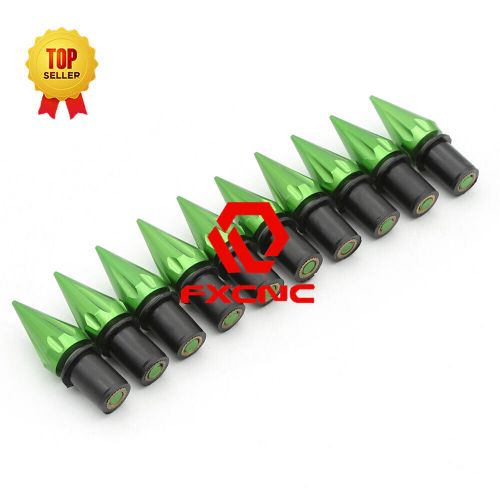 10PCS M5 Universal Motorcycle Windscreen Windshield CNC Bolts Screw Nut Green, US $8.59, image 3