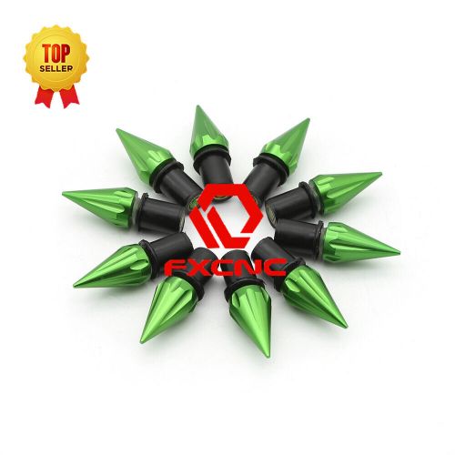 10PCS M5 Universal Motorcycle Windscreen Windshield CNC Bolts Screw Nut Green, US $8.59, image 5