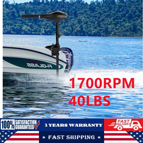 Outboard Electric Trolling Motor Fishing Boat Engine 40LBS 12V Short Shaft 40cm, US $115.00, image 18