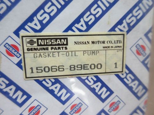 Vintage nos nissan 15066-89e00 gasket oil pump to cylinder block  a