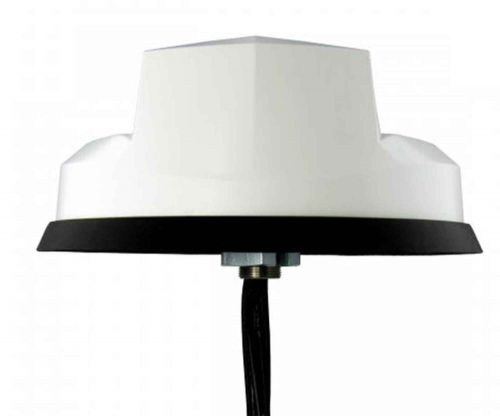 Panorama roof antenna 2xlte/5g/2xwlan highperformance white 0.3m cable lpmdm-6-6-
