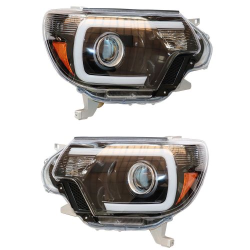 Pair For Toyota Tacoma 2012-2015 Halogen Projector Headlights Front Lamps LH &RH, US $169.03, image 10