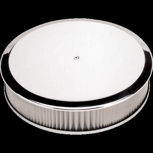 Bsp15829 billet specialties billet air cleaners 14" diameter round 3" filter