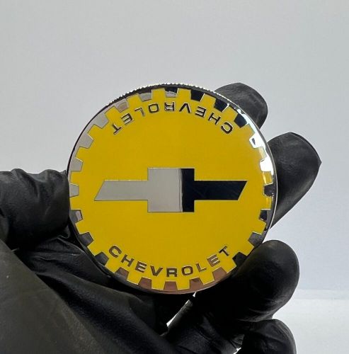 Zenith Chevy Gear 2.25 Metal Chip Emblem In Chrome and Gold (Set of 4), US $85.00, image 14