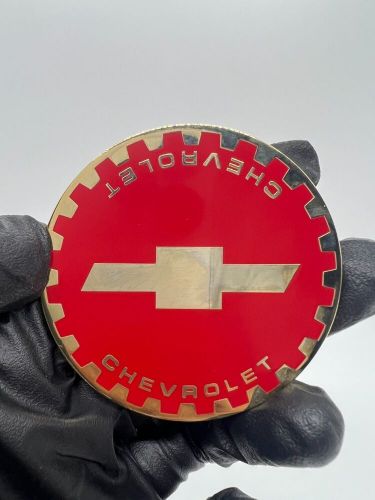 Zenith Chevy Gear 2.25 Metal Chip Emblem In Chrome and Gold (Set of 4), US $85.00, image 27