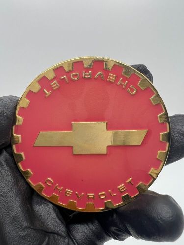 Zenith Chevy Gear 2.25 Metal Chip Emblem In Chrome and Gold (Set of 4), US $85.00, image 37