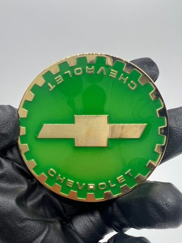 Zenith Chevy Gear 2.25 Metal Chip Emblem In Chrome and Gold (Set of 4), US $85.00, image 38