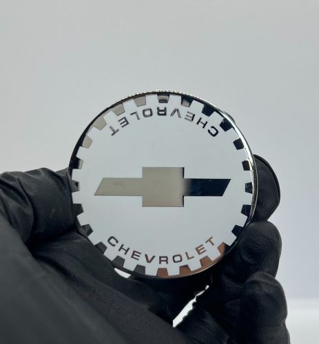 Zenith Chevy Gear 2.25 Metal Chip Emblem In Chrome and Gold (Set of 4), US $85.00, image 40