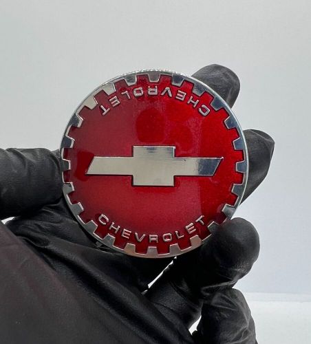 Zenith Chevy Gear 2.25 Metal Chip Emblem In Chrome and Gold (Set of 4), US $85.00, image 43