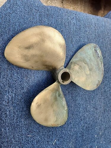 Vintage 14 x 10 14LH10 Brass 3 Blades Propeller 1-1/4, US $50.00, image 8