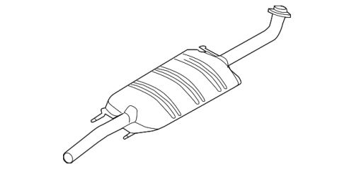 Genuine Ford Muffler AL8Z-5230-B, C $456.40, image 2