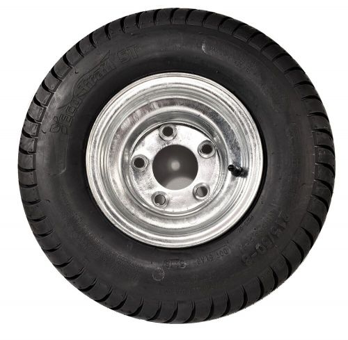 Trailer Tire On Galvanized Wheel Rim 18.5X8.5-8 18.5-8.5-8 215/60-8 Load C 5 Lug, US $105.97, image 6