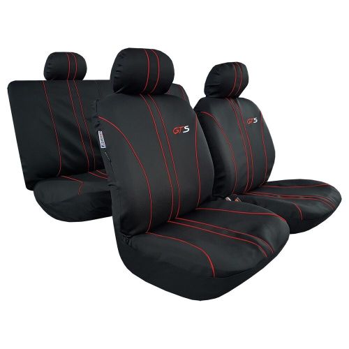 For Subaru Ascent 2019-2024 Car Seat Covers Full Set Black Poly Cotton 9PCS, US $57.99, image 4