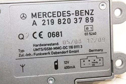 Mercedes-benz cls c219 antenna amplifier a2198203789 3.00 diesel 12075950-