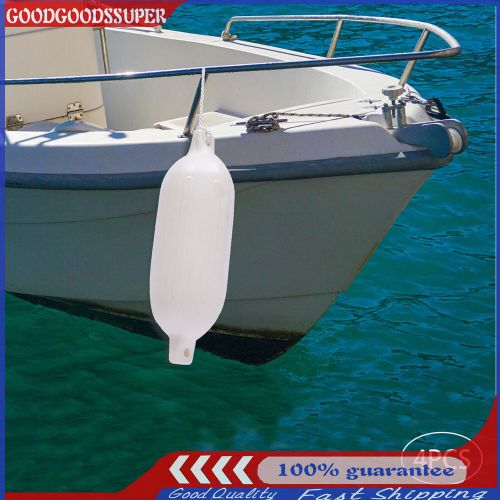 4 Ribbed Marine 5.5" X 20" Boat Fender Bumper Dock Shield Protection w/Air Pump, US $21.28, image 8