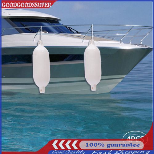 4 Ribbed Marine 5.5" X 20" Boat Fender Bumper Dock Shield Protection w/Air Pump, US $21.28, image 9