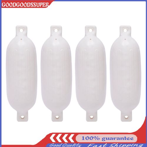 4 Ribbed Marine 5.5" X 20" Boat Fender Bumper Dock Shield Protection w/Air Pump, US $21.28, image 14