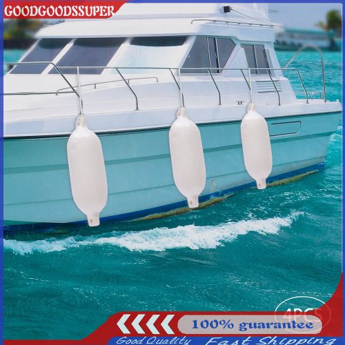 4 Ribbed Marine 5.5" X 20" Boat Fender Bumper Dock Shield Protection w/Air Pump, US $21.28, image 17