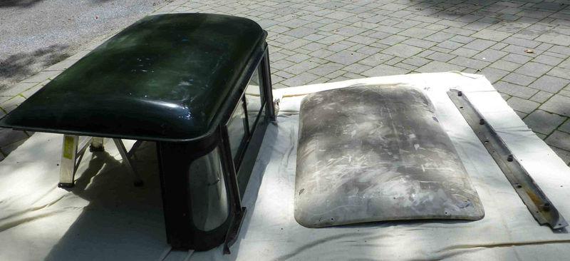 Land rover series vehicle pick up cab