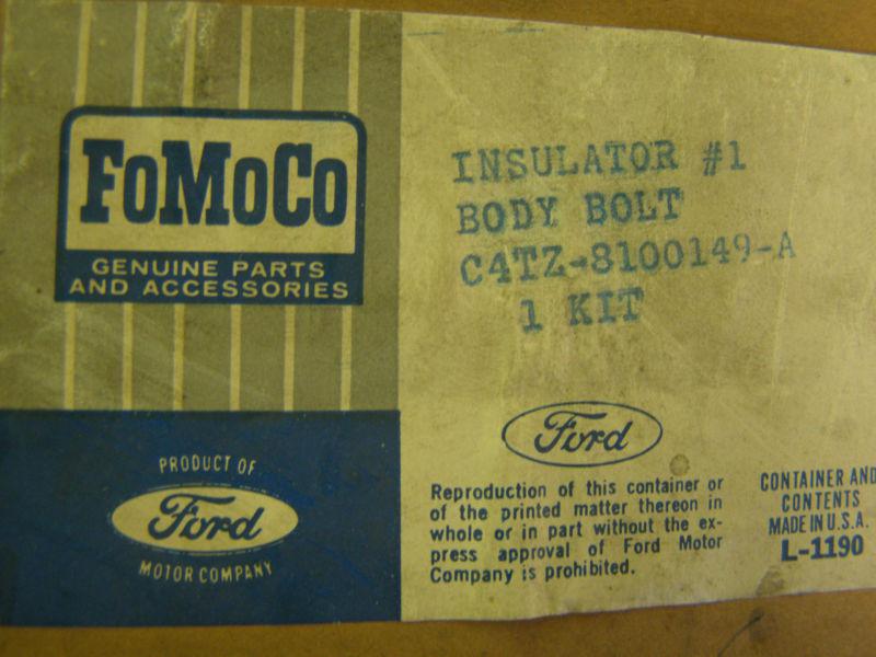 NOS OEM Ford 1964 - 1970 Truck Pickup Body Insulator Kit 1965 1966 1967 1968 69, US $79.00, image 3