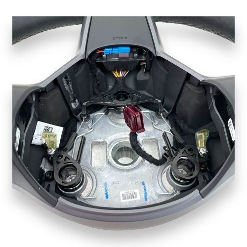 2017-2023 Tesla Model 3 Y Black leather 3 spoke steering wheel OEM 1490214-00-B, US $119.00, image 4