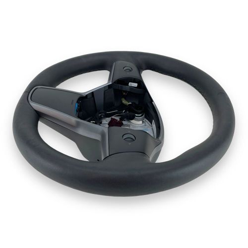 2017-2023 Tesla Model 3 Y Black leather 3 spoke steering wheel OEM 1490214-00-B, US $119.00, image 12
