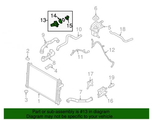 Genuine Ford Engine Coolant Thermostat Kit 3M4Z-8575-B, US $47.92, image 6