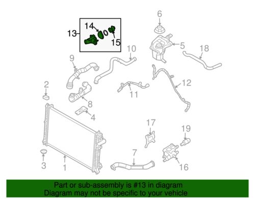 Genuine Ford Engine Coolant Thermostat Kit 3M4Z-8575-B, US $47.92, image 7