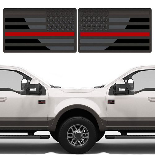 2Pcs USA Flag Metal Sticker Black American Emblem Badge Decal Car Accessories, US $7.99, image 6