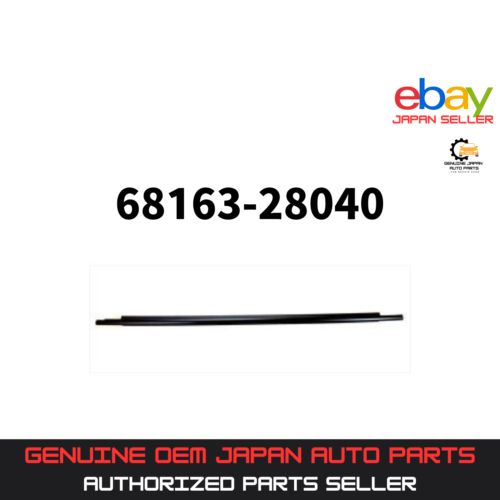 Toyota genuine oem weatherstrip, rear door glass, outer rh 68163-28040