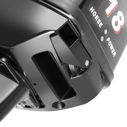 Outboard Motor 2 Stroke 18HP Long Shaft Boat Engine Heavy Duty Water-Cooled, US $1,569.01, image 3