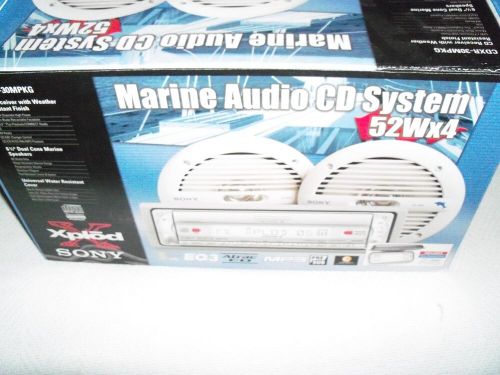 NEW OPEN BOX Sony CDXR-30MPKGMarine UV Weather Resistant 2 SONY SPEAKERS CD/M, US $175.00, image 6