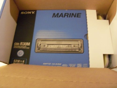 NEW OPEN BOX Sony CDXR-30MPKGMarine UV Weather Resistant 2 SONY SPEAKERS CD/M, US $175.00, image 9