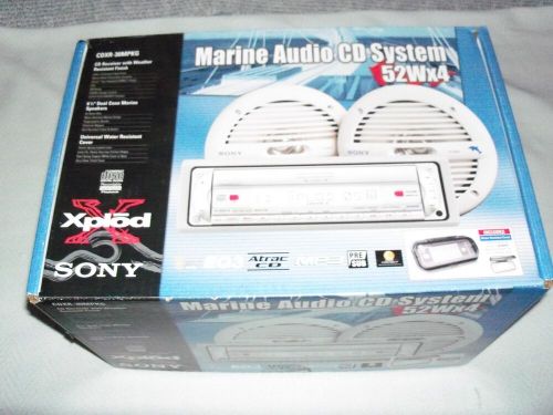 NEW OPEN BOX Sony CDXR-30MPKGMarine UV Weather Resistant 2 SONY SPEAKERS CD/M, US $175.00, image 10